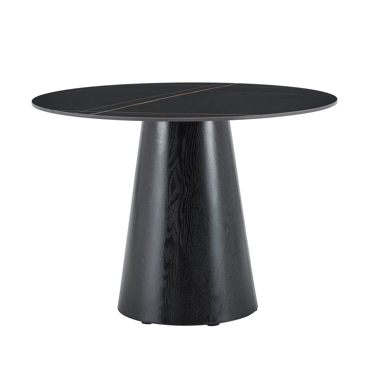 Round Dining Table - Black