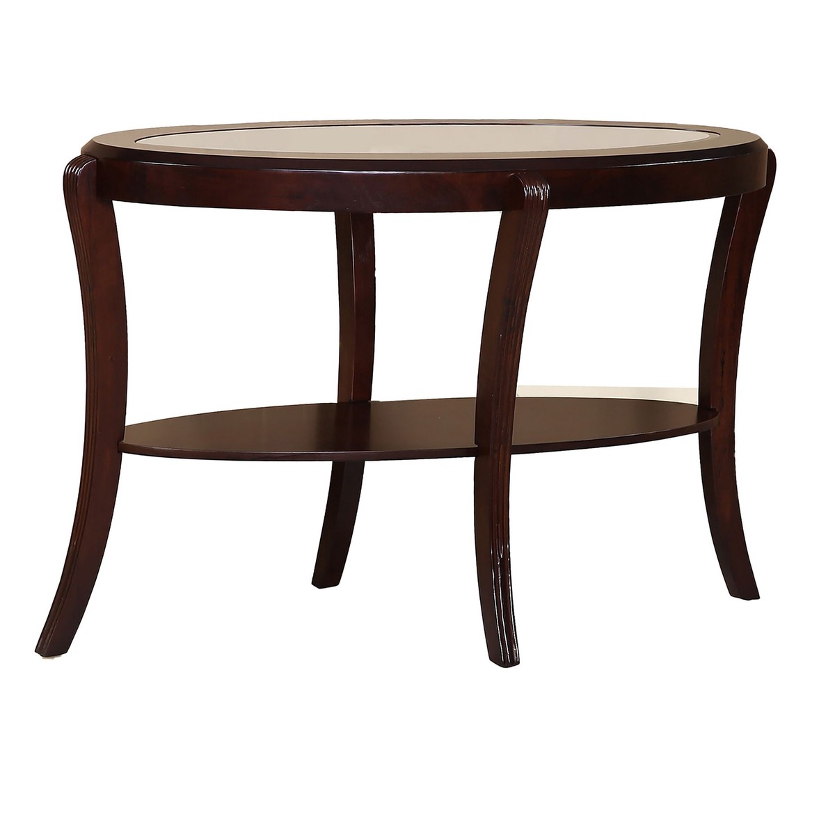 Table With Tempered Glass Shelf