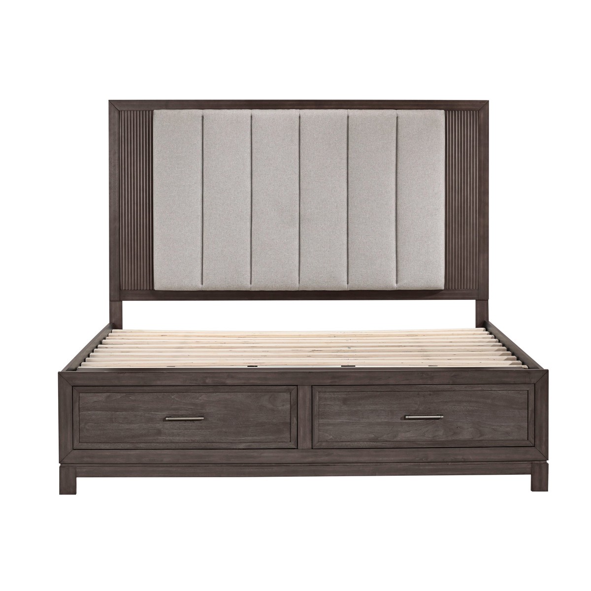 Modern Edge Upholstered Storage Bed