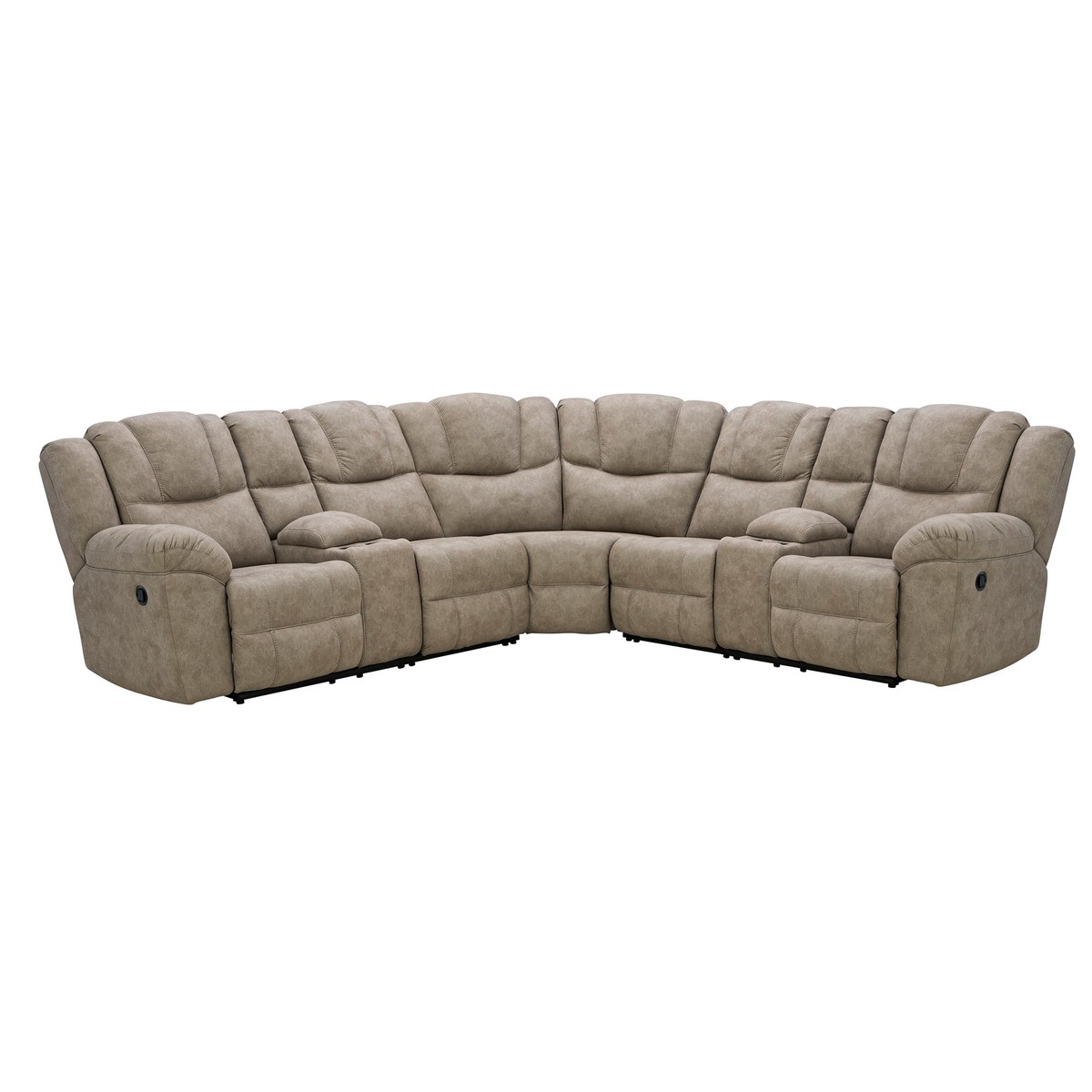 Pearce-Pike 3 Piece Double Console Reclining Sectional