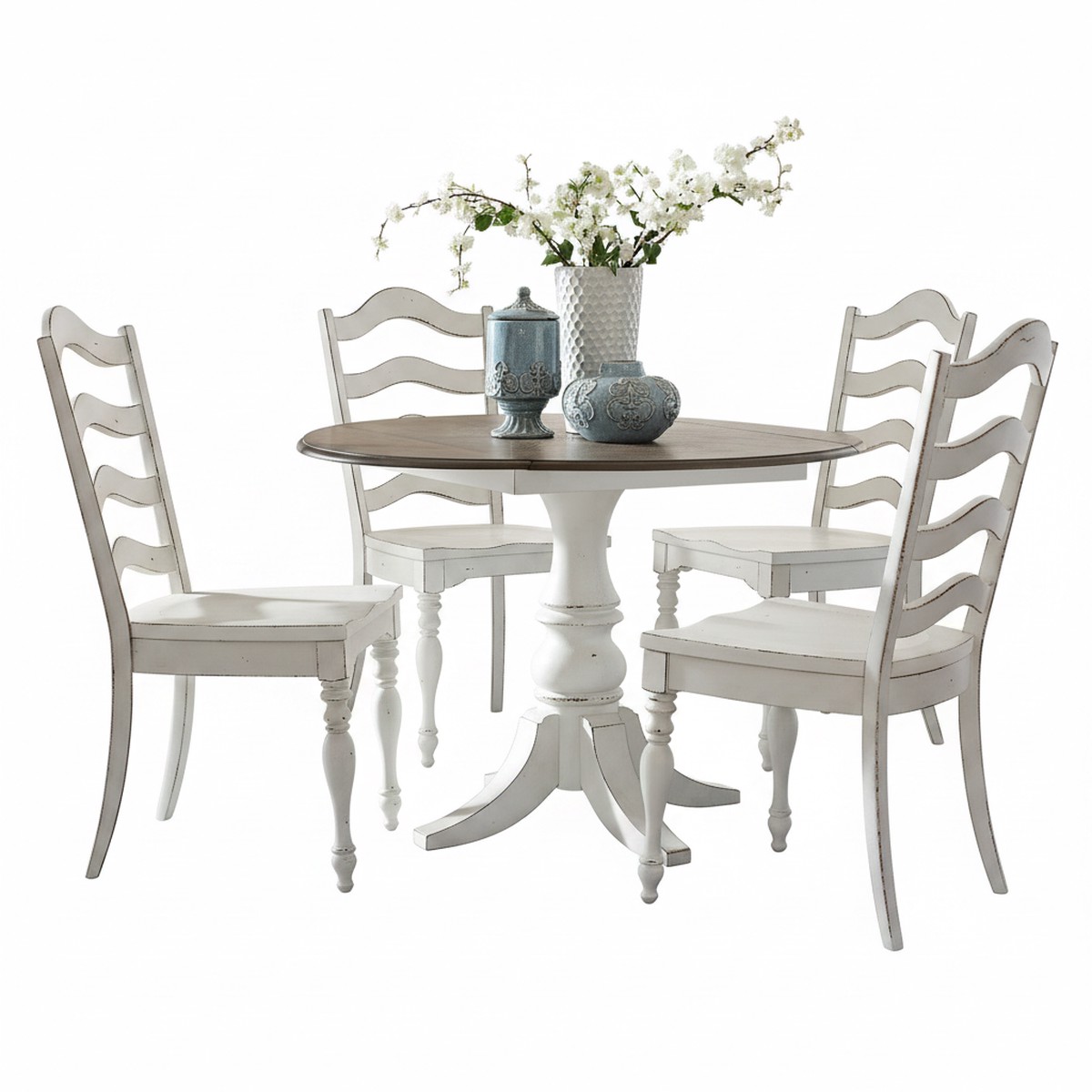Magnolia Manor 5 Piece Ladder Drop Leaf Dining Set