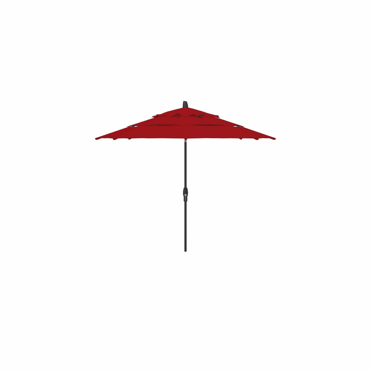 11' Auto Tilt Red Umbrella