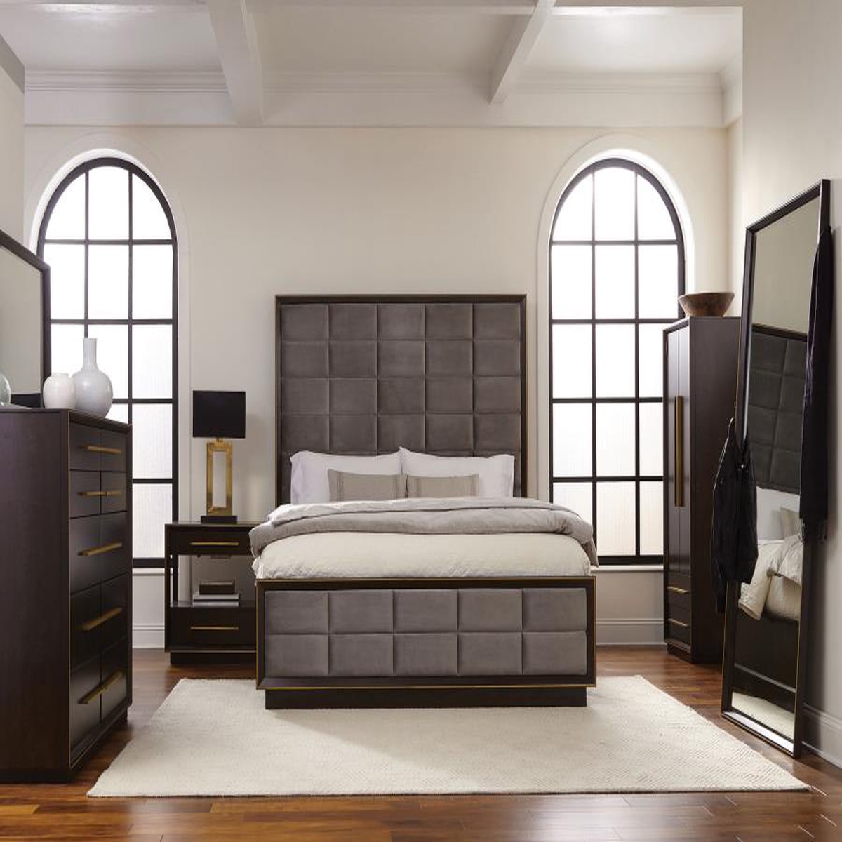 Durango 5-Piece Queen Bedroom Set Smoked Peppercorn