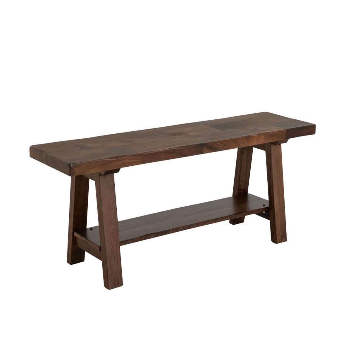 Wooden Bench - Parota Wood Collection with Metal Details