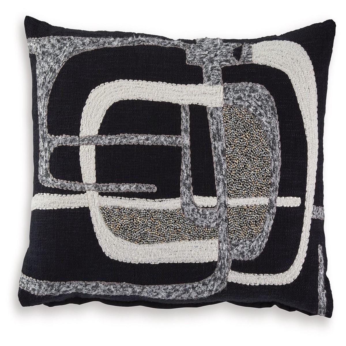 Gavrileigh - Pillow (Set of 4) - Black / Gray / Ivory